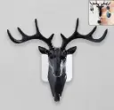 Deer Head Self Adhesive Wall Door Hook Hanger