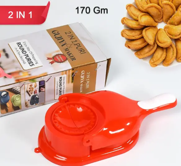 2-in-1 Dumpling Press Mould for Gujiya & Momos