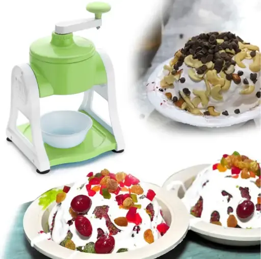 [SKU : 0130a_ice_gola_maker] Ice Gola Maker Ice Snow Maker Machine | Ice Crusher | Indoor Outdoor Manual With Steel Blade & Antislip Grip