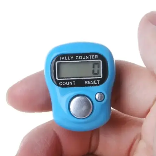 [SKU : 9041_small_hand_tally_counter] Manual Hand Finger Counting Machine Digital Head Electronic Tally Counter